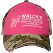Ladies Frayed Camo Cap | https://www.bestnamebadges.com