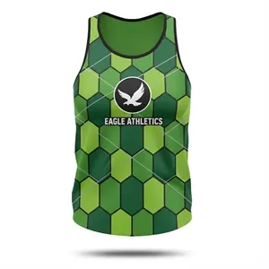 Women's Sublimated Interlock Jersey Style Tank Top 180GSM