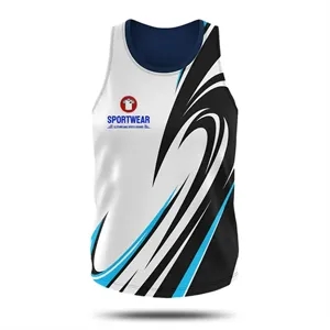 Women's Mesh Sublimated Jersey Style Tank Top 160GSM