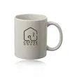 11 oz. Traditional Ceramic Custom Mugs | https://www.bestnamebadges.com
