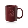 11 oz. Traditional Ceramic Custom Mugs | https://www.bestnamebadges.com