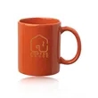 11 oz. Traditional Ceramic Custom Mugs | https://www.bestnamebadges.com
