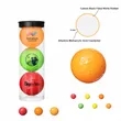 3 Colored Golf Ball Set With Transparent Tube | https://www.bestnamebadges.com
