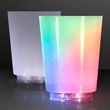 Light Up Frosted Short Glass | https://www.bestnamebadges.com