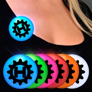 Frosted blinking circle clips