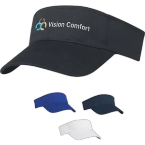 Polyester Visor - Embroidered | https://www.bestnamebadges.com