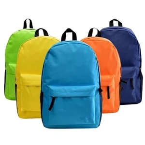 Soild Color Basic Kid Backpack | https://www.bestnamebadges.com