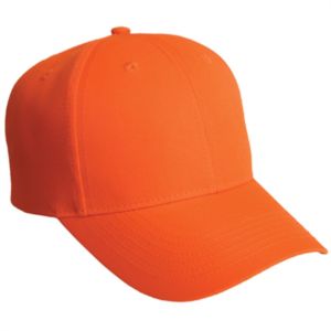 Port Authority Solid Safety Cap - Dark/All | https://www.bestnamebadges.com