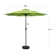 9' Heavy Duty Market Umbrella with Crank Lift and Tilt | https://www.bestnamebadges.com