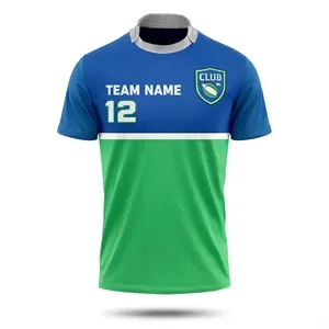 Men's Sublimated Collared Rugby Crew Neck Jersey 250GSM