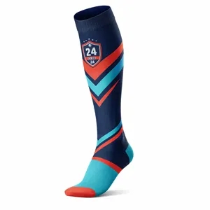 Jacquard Weave Customized Soccer Socks