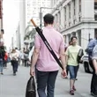 Auto Open Golf Umbrella with Wooden Handle | https://www.bestnamebadges.com