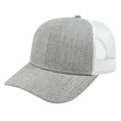 Blended Wool Acrylic Trucker Cap | https://www.bestnamebadges.com