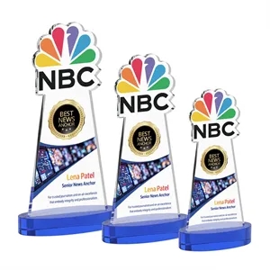 EdgeCraft VividPrint™ on Alberton Base-Blue (via Ocean) | https://www.bestnamebadges.com