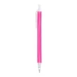 Union Printed - Ellis Frosted Translucent Stick Click Pen | https://www.bestnamebadges.com