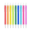 Union Printed - Ellis Frosted Translucent Stick Click Pen | https://www.bestnamebadges.com