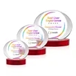 Sheraton VividPrint™ Award on Base - Red | https://www.bestnamebadges.com