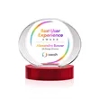 Sheraton VividPrint™ Award on Base - Red | https://www.bestnamebadges.com