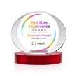 Sheraton VividPrint™ Award on Base - Red | https://www.bestnamebadges.com