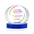 Sheraton VividPrint™ Award on Base - Blue | https://www.bestnamebadges.com