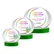 Sheraton VividPrint™ Award on Base - Green | https://www.bestnamebadges.com