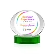 Sheraton VividPrint™ Award on Base - Green | https://www.bestnamebadges.com
