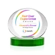 Sheraton VividPrint™ Award on Base - Green | https://www.bestnamebadges.com