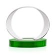Sheraton VividPrint™ Award on Base - Green | https://www.bestnamebadges.com