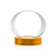 Sheraton VividPrint™ Award on Base - Amber | https://www.bestnamebadges.com