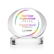 Sheraton VividPrint™ Award on Base - Clear | https://www.bestnamebadges.com