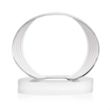 Sheraton Award on Base - White | https://www.bestnamebadges.com