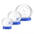 Sheraton Award on Base - Sky Blue | https://www.bestnamebadges.com