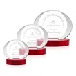 Sheraton Award on Base - Red | https://www.bestnamebadges.com