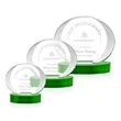 Sheraton Award on Base - Green | https://www.bestnamebadges.com