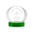 Sheraton Award on Base - Green | https://www.bestnamebadges.com