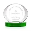 Sheraton Award on Base - Green | https://www.bestnamebadges.com