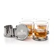 Baldoni Coasters & Carberry On-the-Rocks Set | https://www.bestnamebadges.com