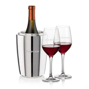 Pescara Wine Cooler & Lethbridge Wine Set | https://www.bestnamebadges.com