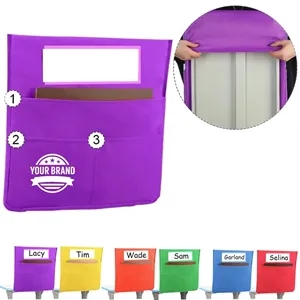 Chairback Buddy Pockets Chart Seat Storage Organizer | https://www.bestnamebadges.com