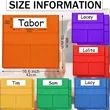 Chairback Buddy Pockets Chart Seat Storage Organizer | https://www.bestnamebadges.com
