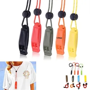 Emergency Whistles with Lanyard