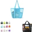 Large Mesh Beach Bag | https://www.bestnamebadges.com