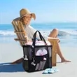 Large Mesh Beach Bag | https://www.bestnamebadges.com