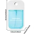 Hand Sanitizer with Keychain Silicone Case | https://www.bestnamebadges.com