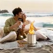 Portable Tabletop Fire Pit | https://www.bestnamebadges.com