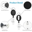 Retractable ID Card Badge Holder | https://www.bestnamebadges.com