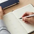 A5 Notebook Planner with Leather Hardcover  | https://www.bestnamebadges.com