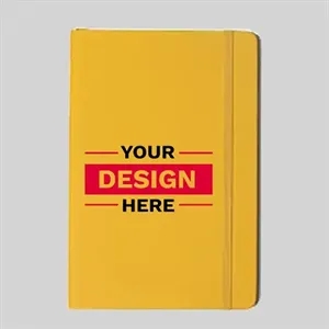 Lined Journal A5 with Elastic Band  | https://www.bestnamebadges.com