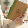 Eco Spiral Notebook & Pen | https://www.bestnamebadges.com