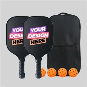 Carbon Fiber 3K-T700 Pickleball Paddle Set  | https://www.bestnamebadges.com